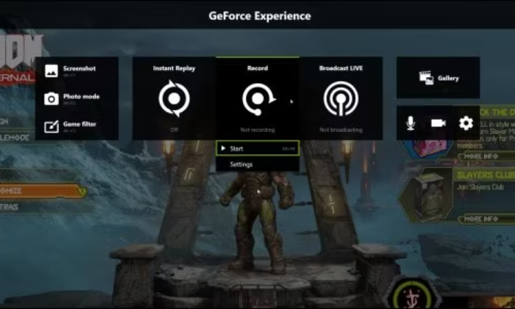 How does Nvidia ShadowPlay help with gaming without slowing down?