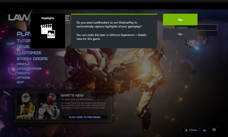 How does Nvidia ShadowPlay help with gaming without slowing down?